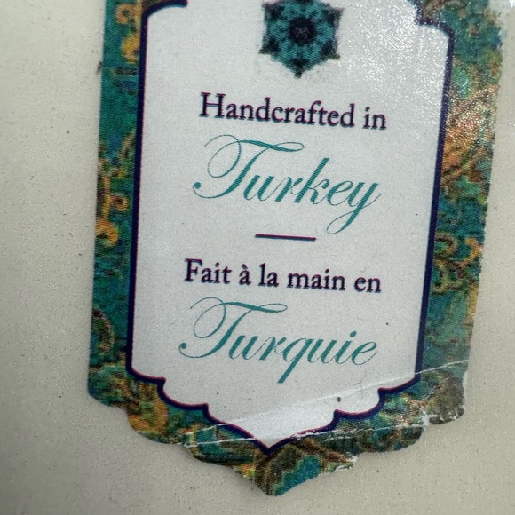 CHRISTMAS HOLIDAY PAINTED REINDEER PLATTER WINTER COOKIES SERVEWARE - Picture 8 of 8